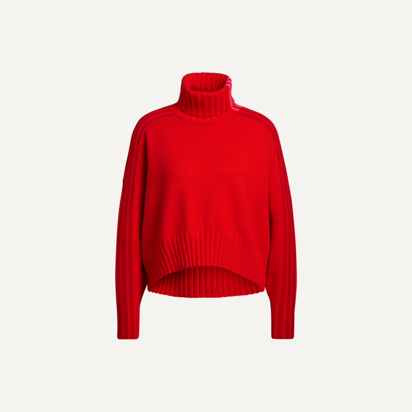 Ivy Heart Crop Turtleneck Sweater