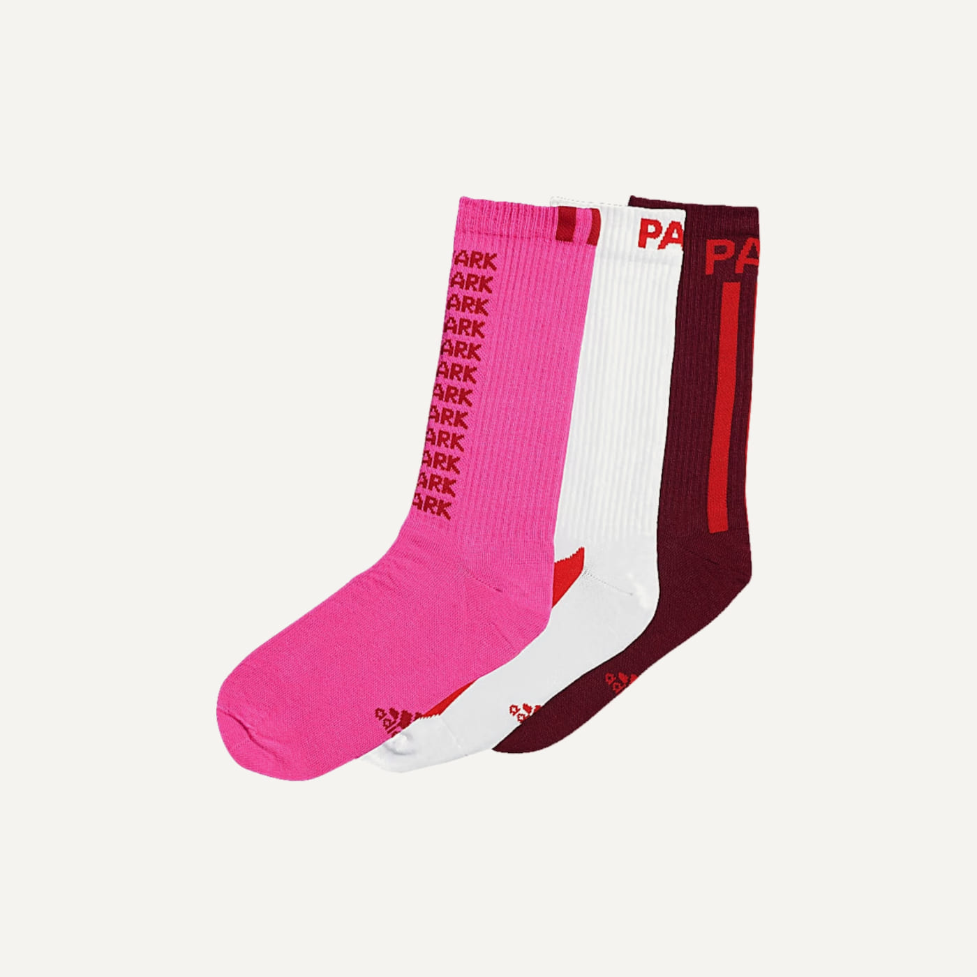 Ivy Heart Ribbed Socks