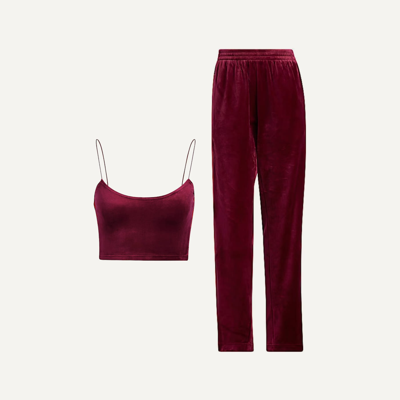Ivy Heart Velour Set