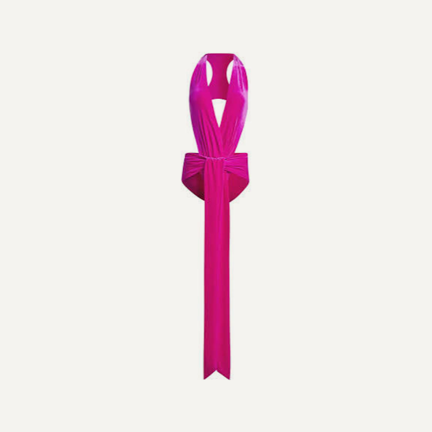 Ivy Paradise Velvet Front-Tie Swimsuit
