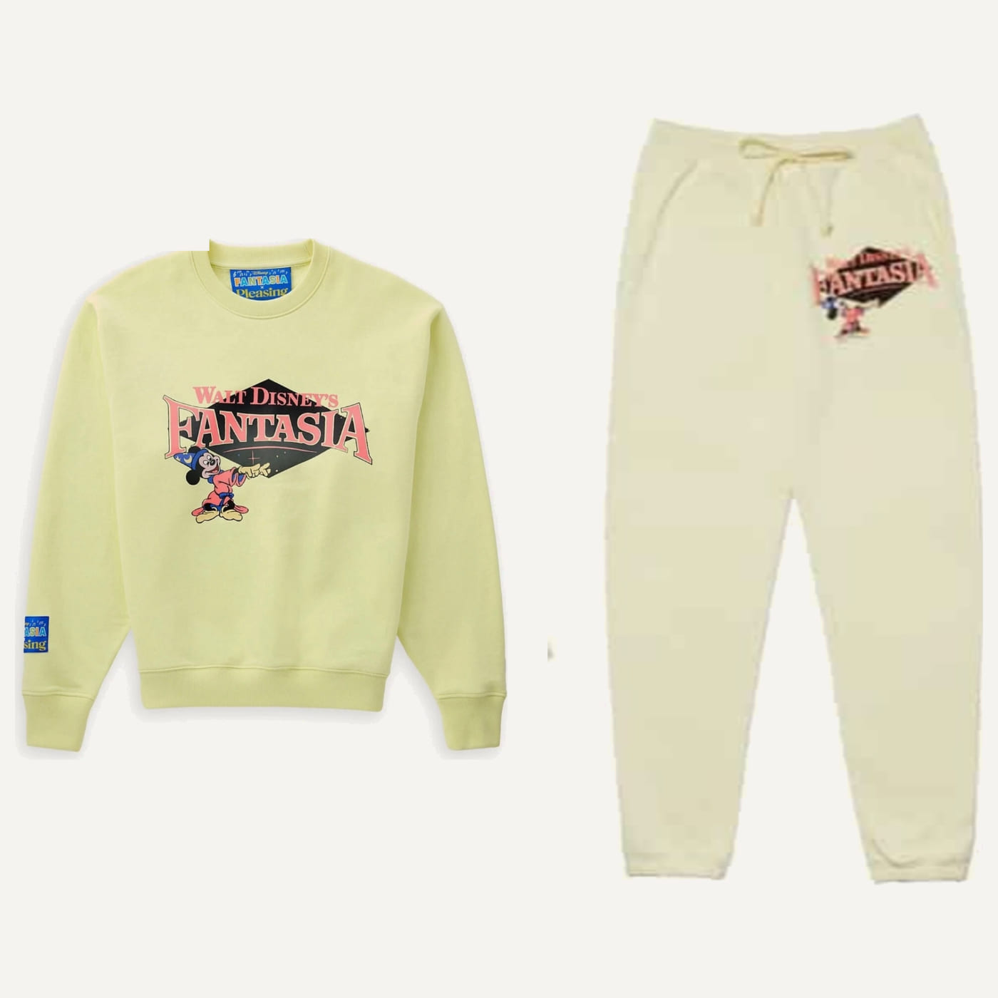 The Fantasia L'Apprenti Sorcier Logo Crewneck Pullover & Logo Sweatpants Set