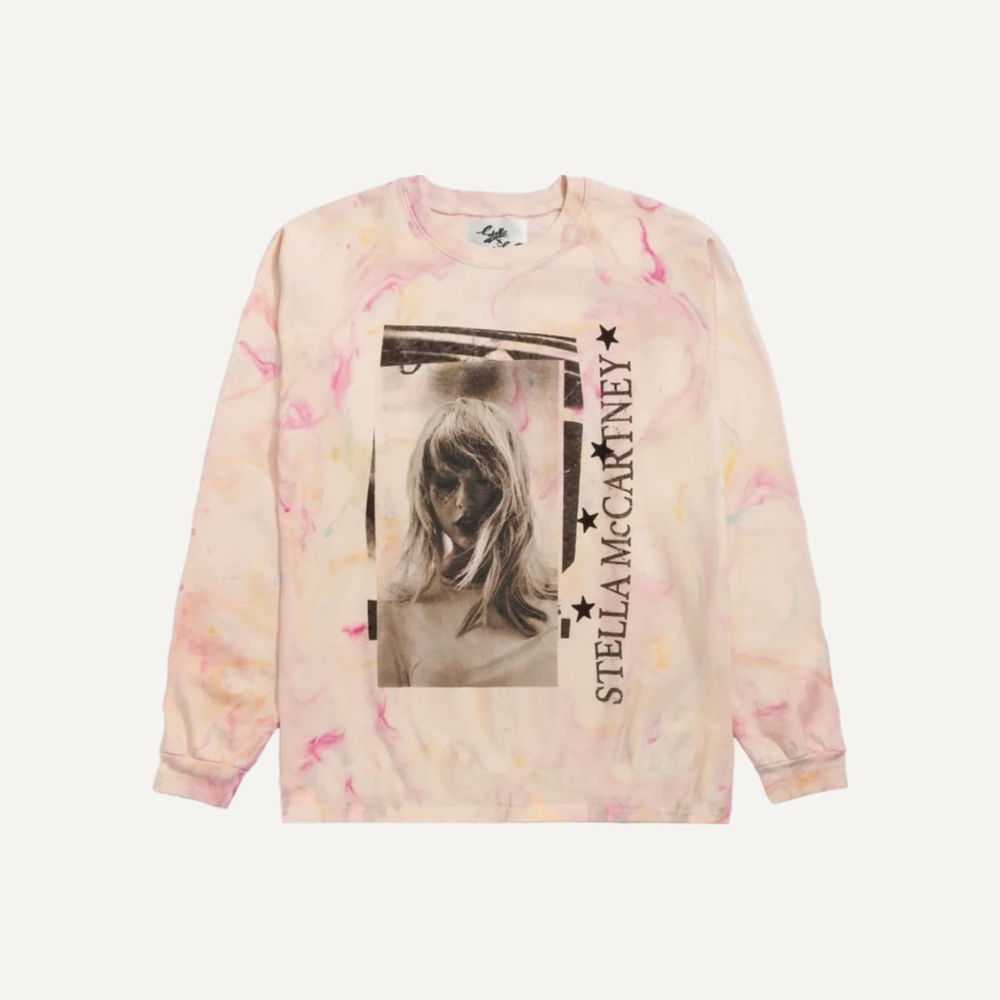 Marble Photo Long Sleeve Tee