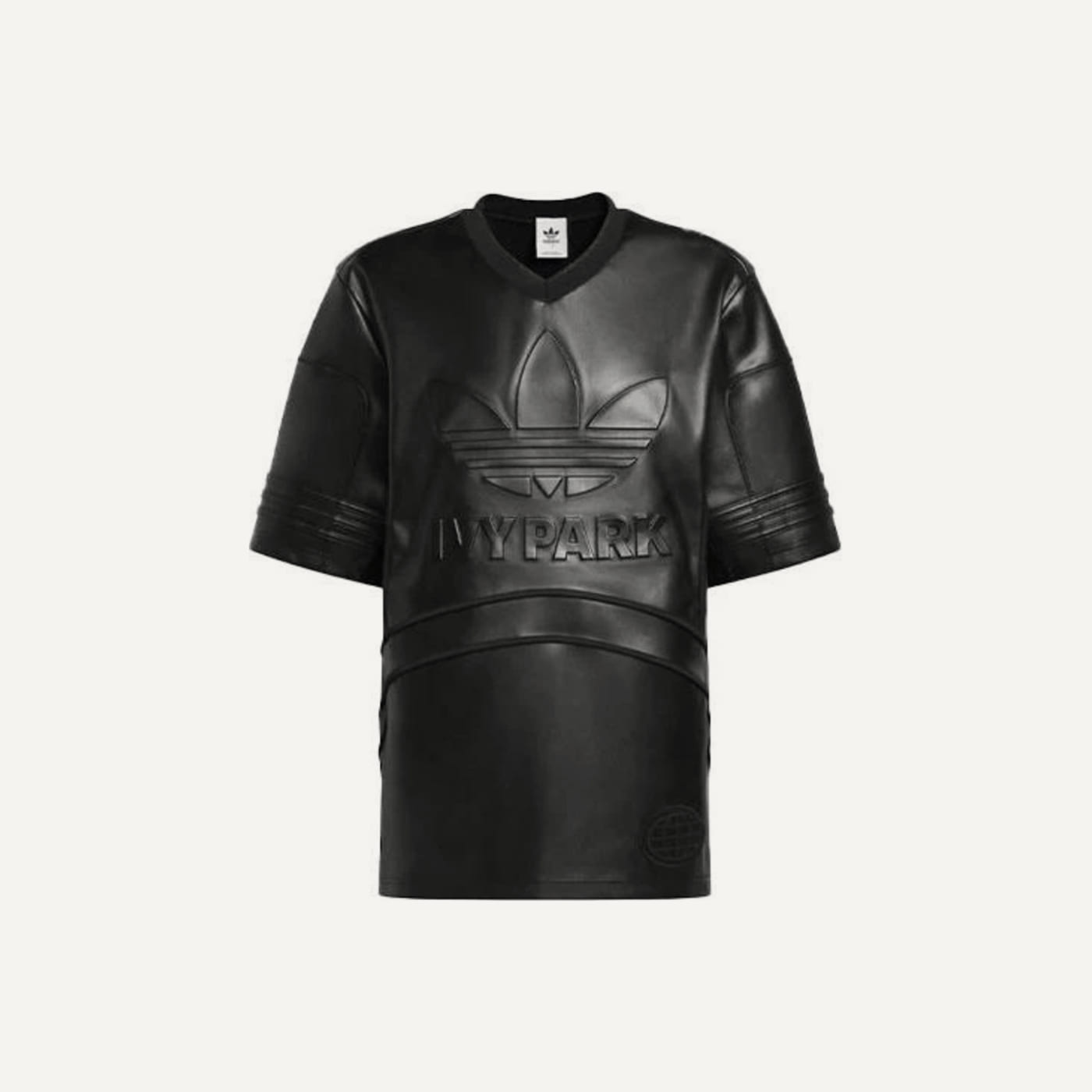 Park Noir Faux Leather Jersey