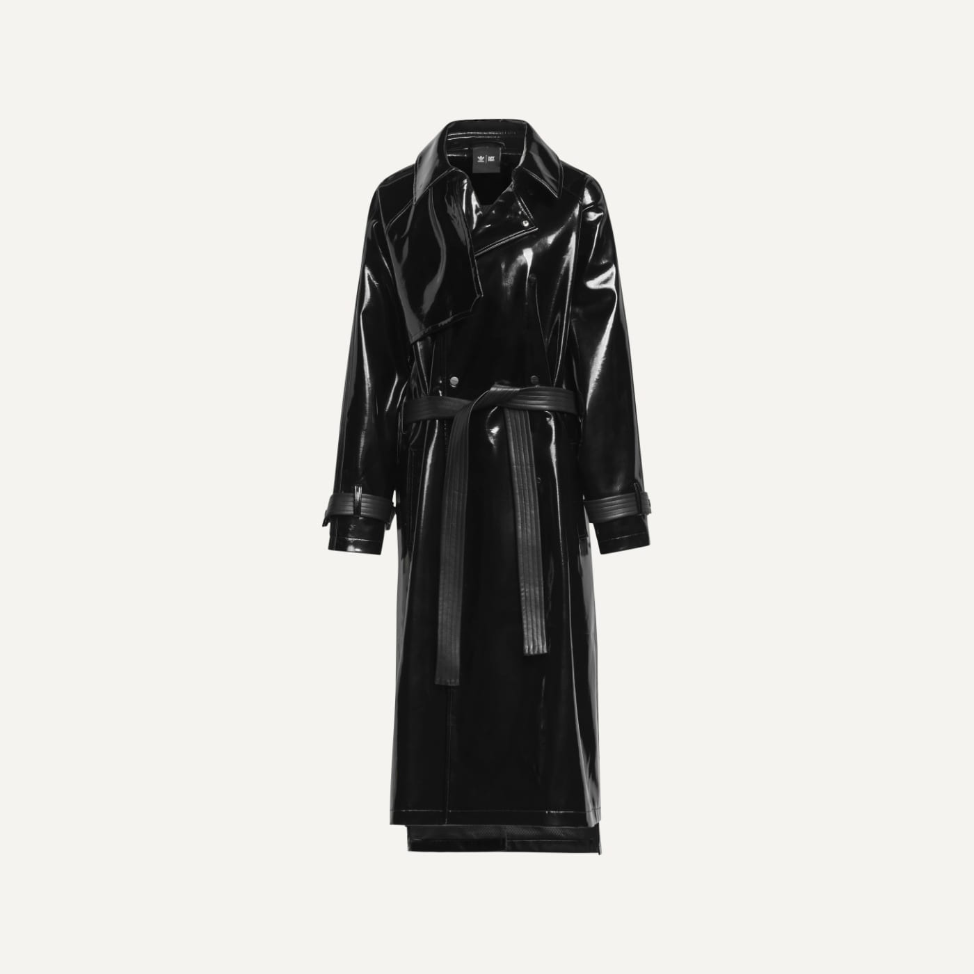 Park Noir Latex Trench Coat