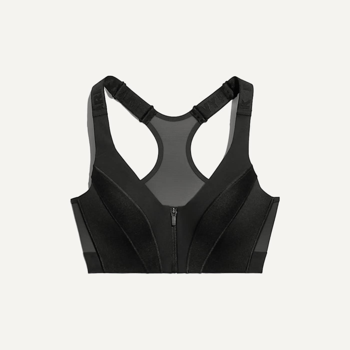 Park Noir Zip Sports Bra