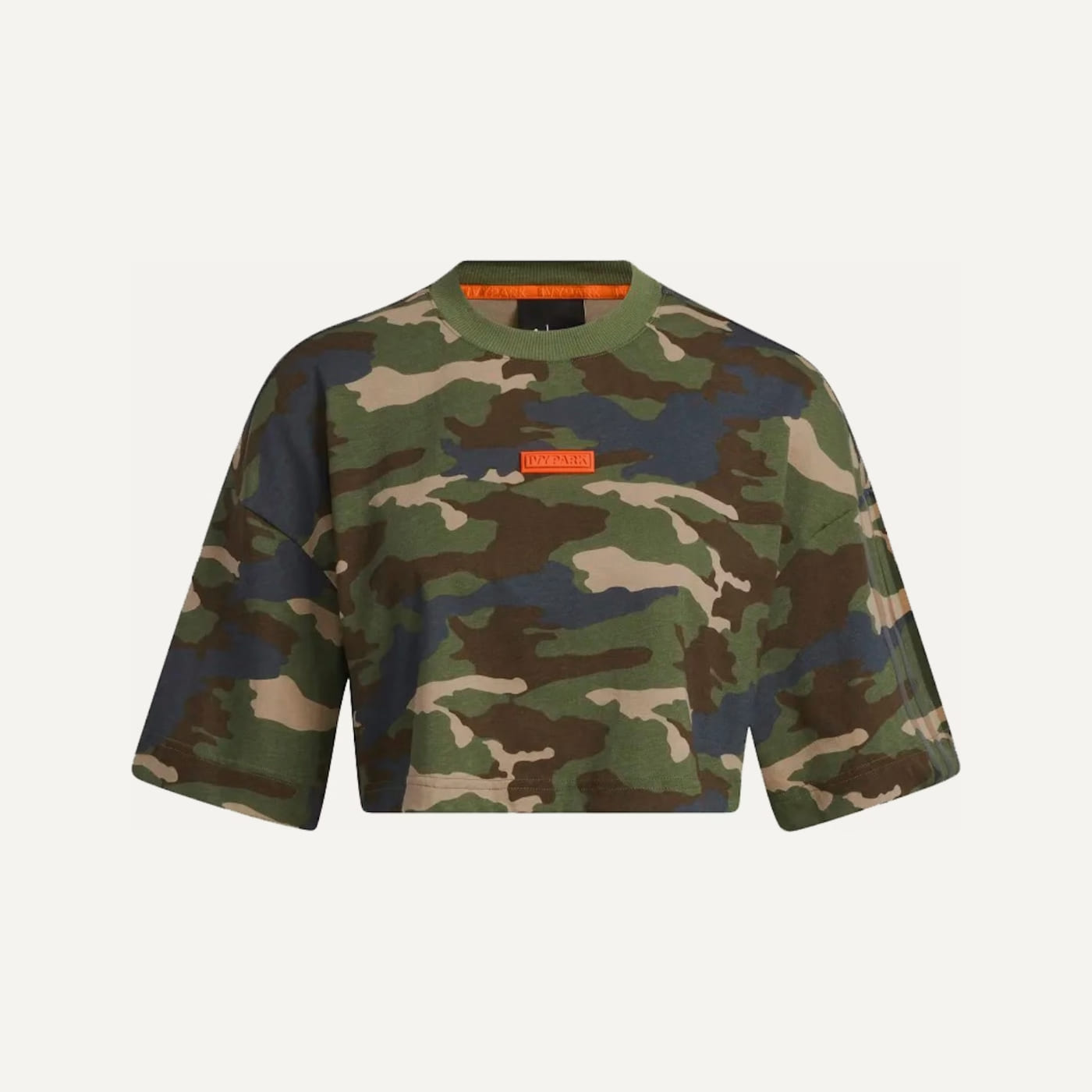 Park Trail Camo Crop Tee
