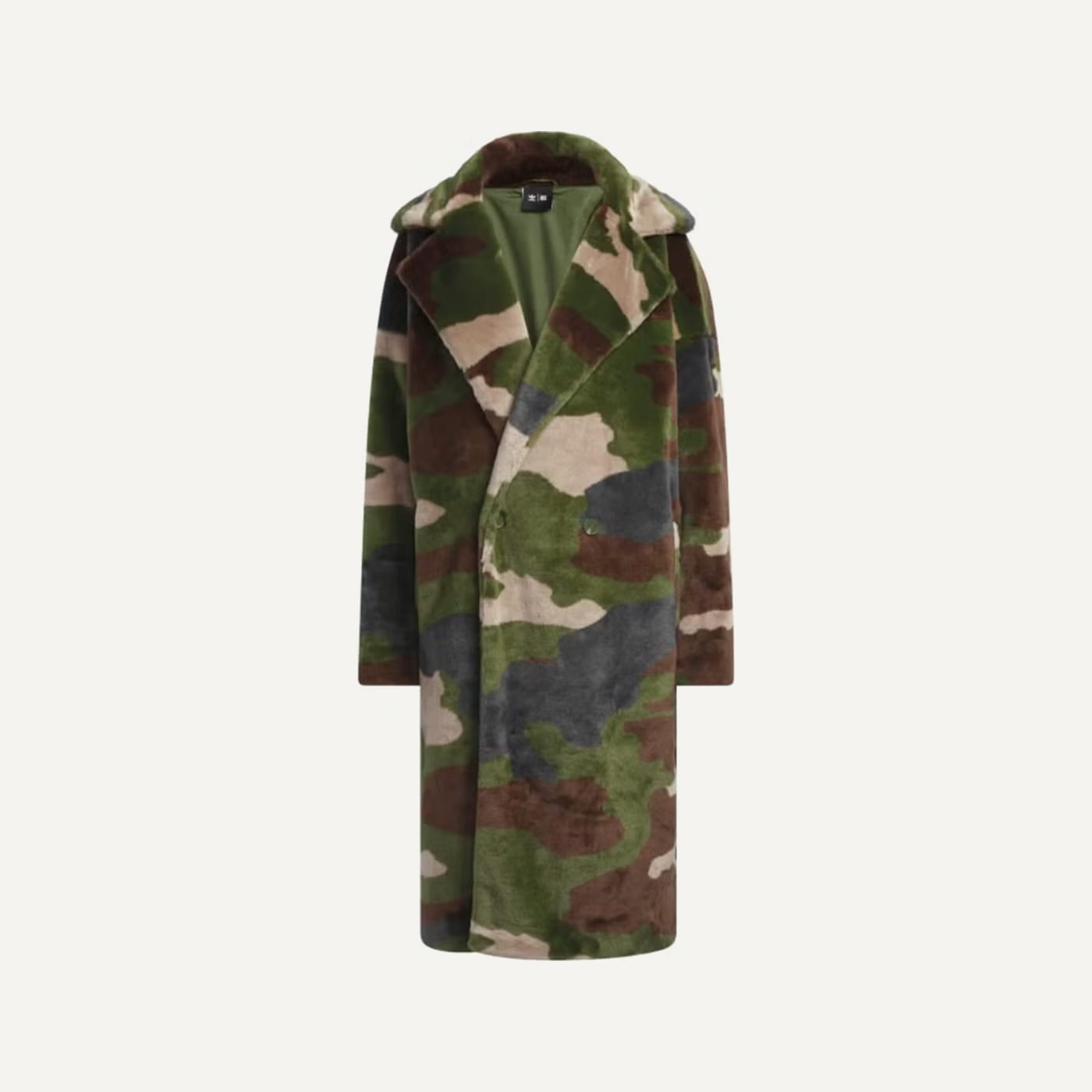 Park Trail Camo Faux Fur Coat