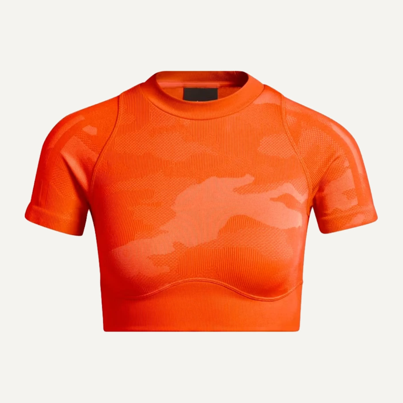 Park Trail Camo Knit Crop Top