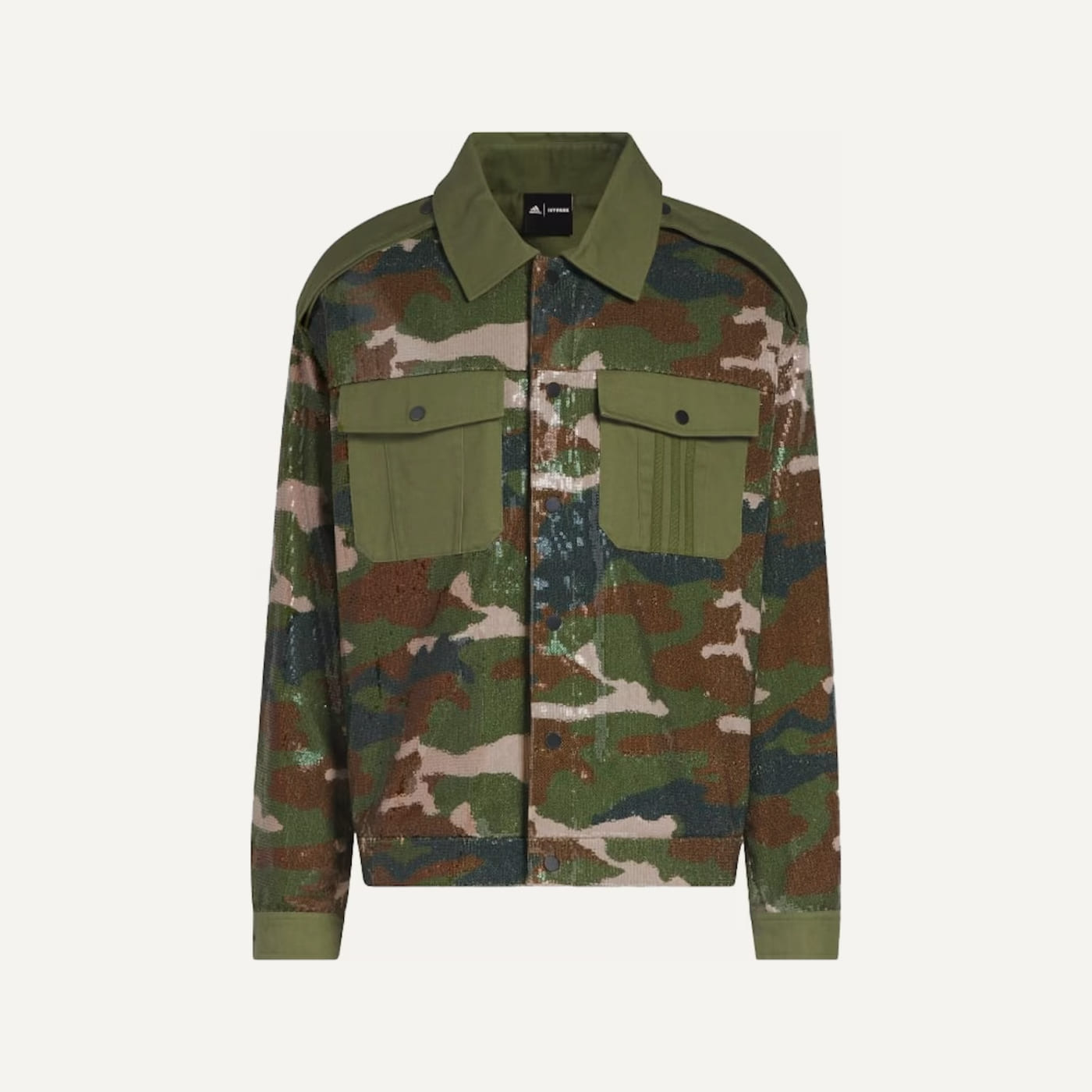 Park Trail Camo Sequin Jacket