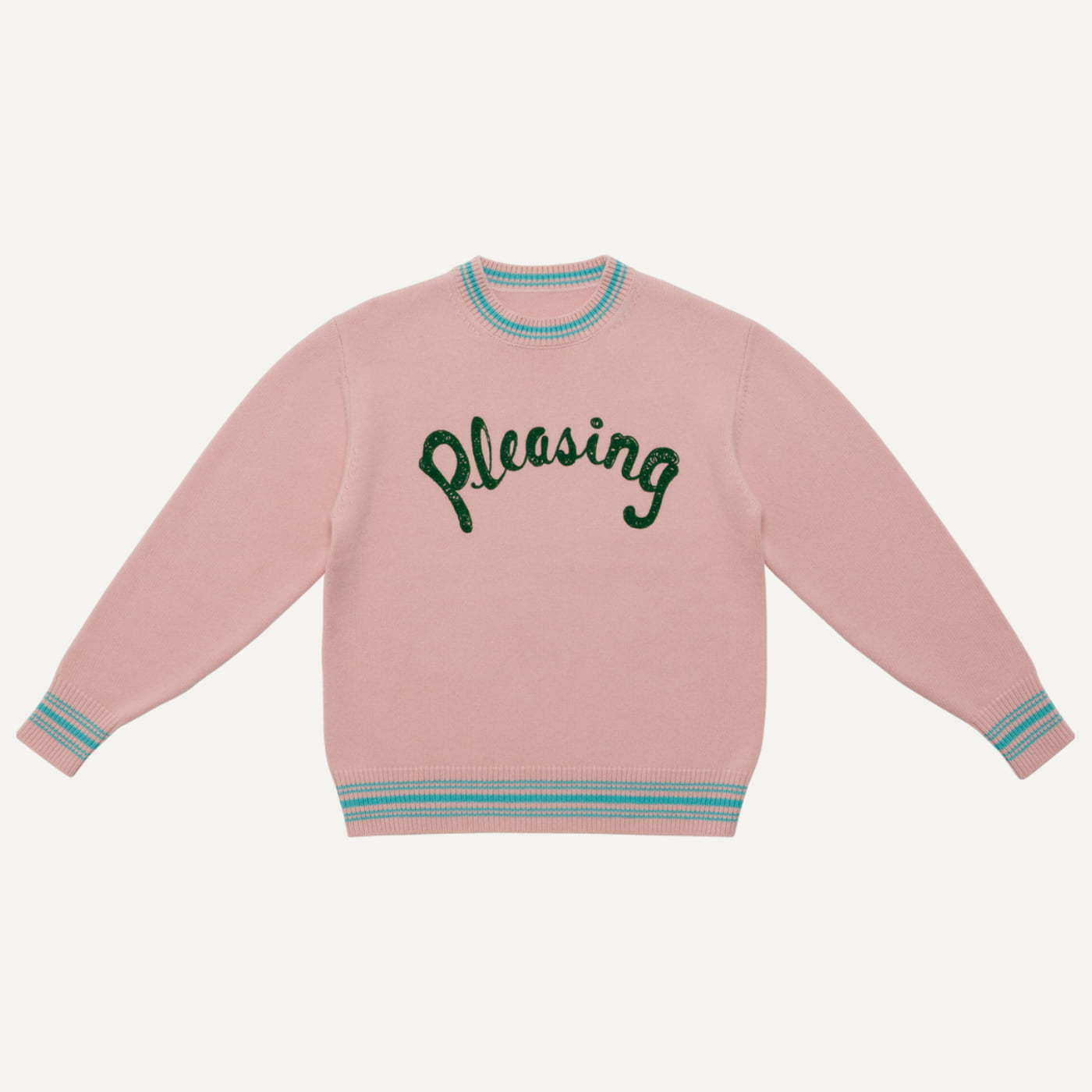 The Pretty Pink Pleasing Crewneck Knit