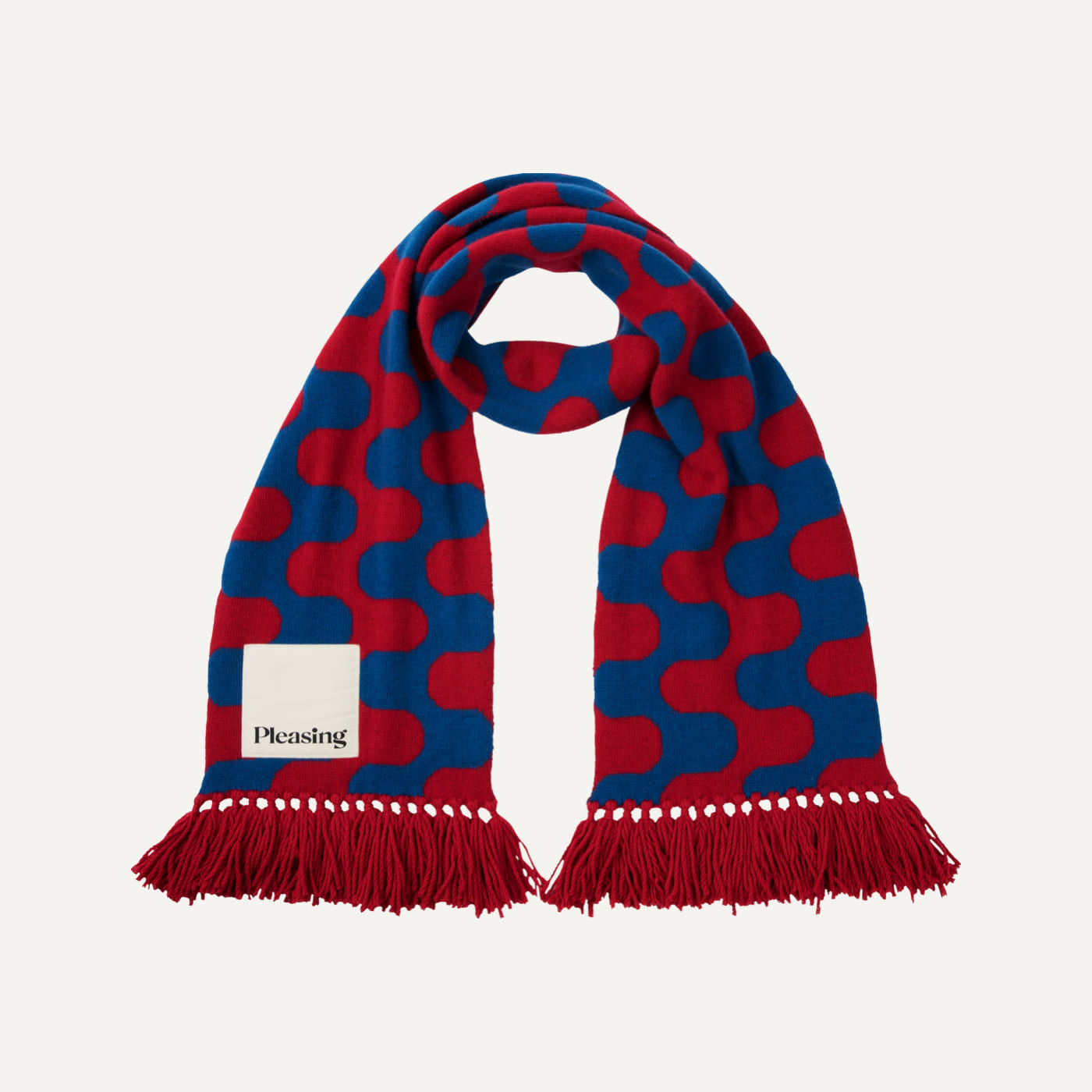 The Squiggle Knit Scarf