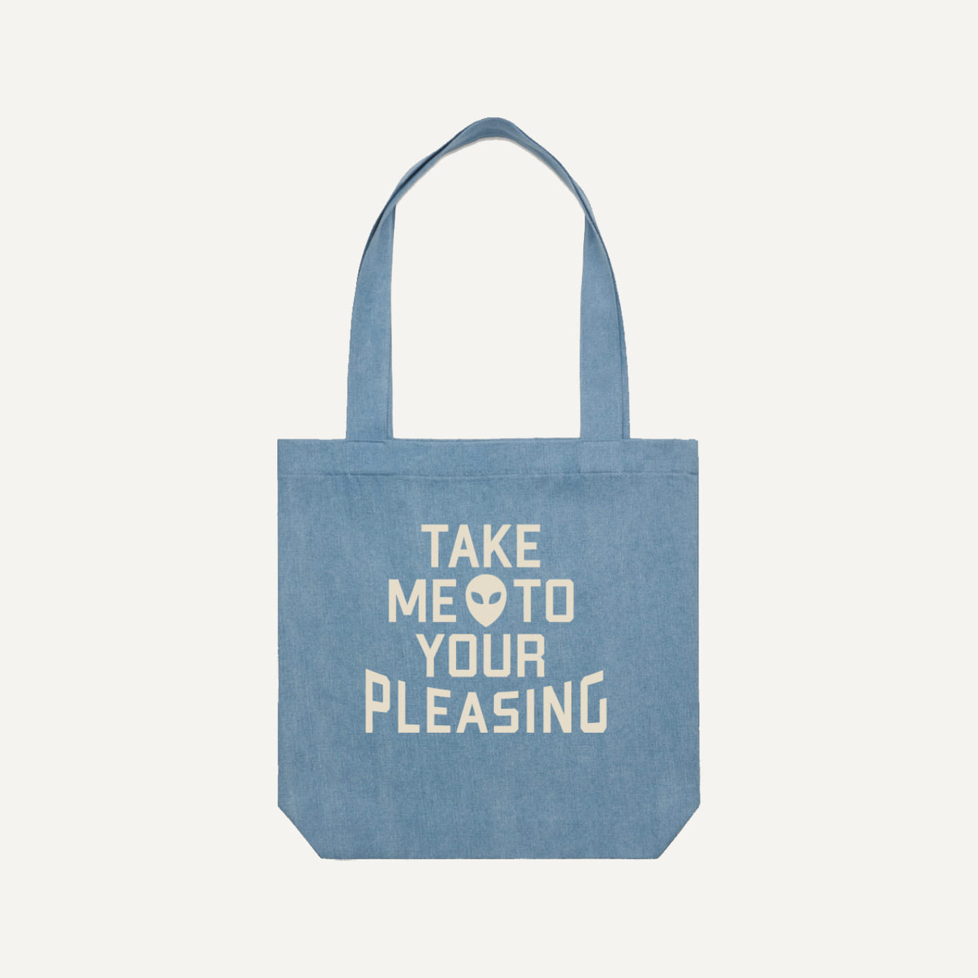 The Take Me To Your Pleasing Denim Tote