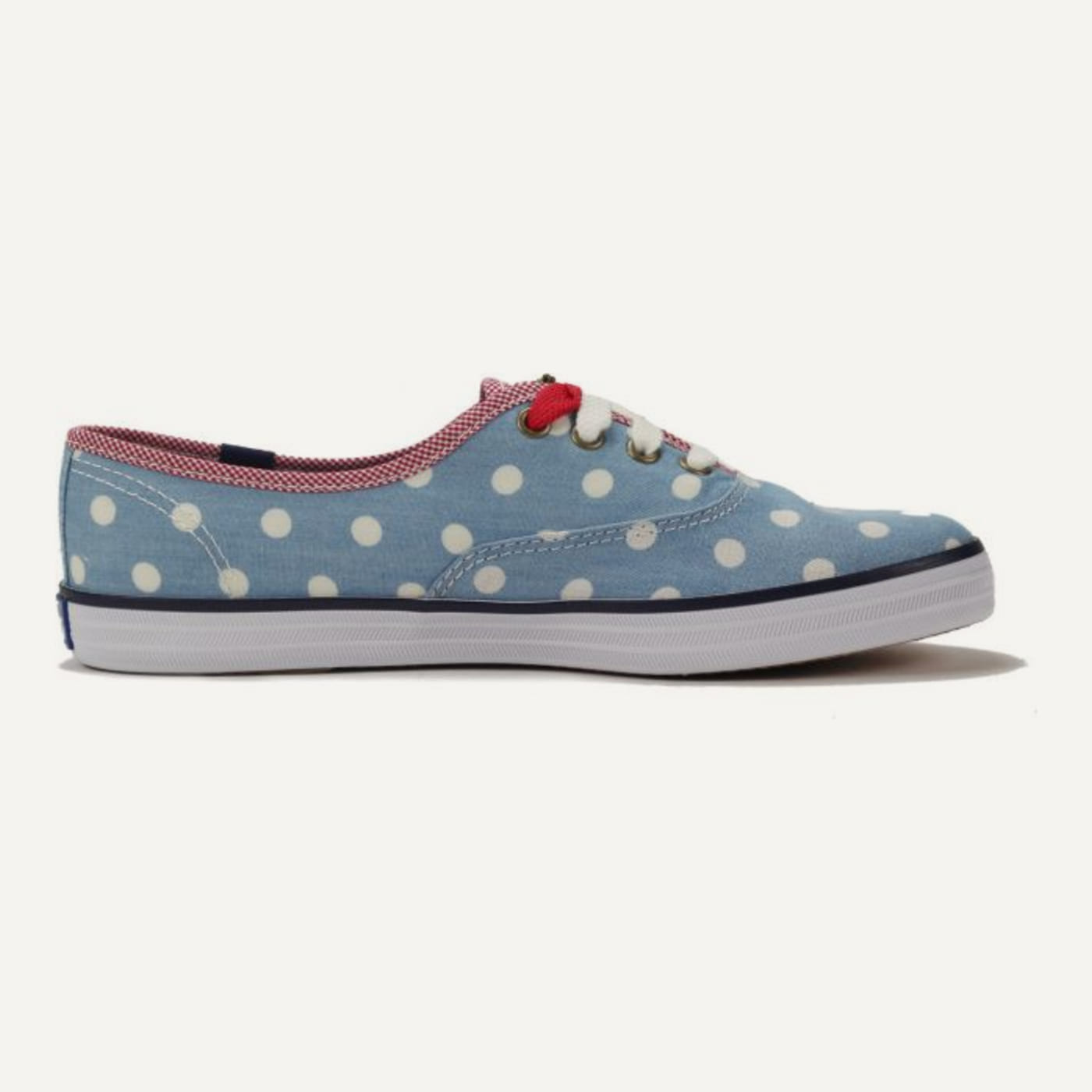 Polka Dot Denim Champion Sneaker