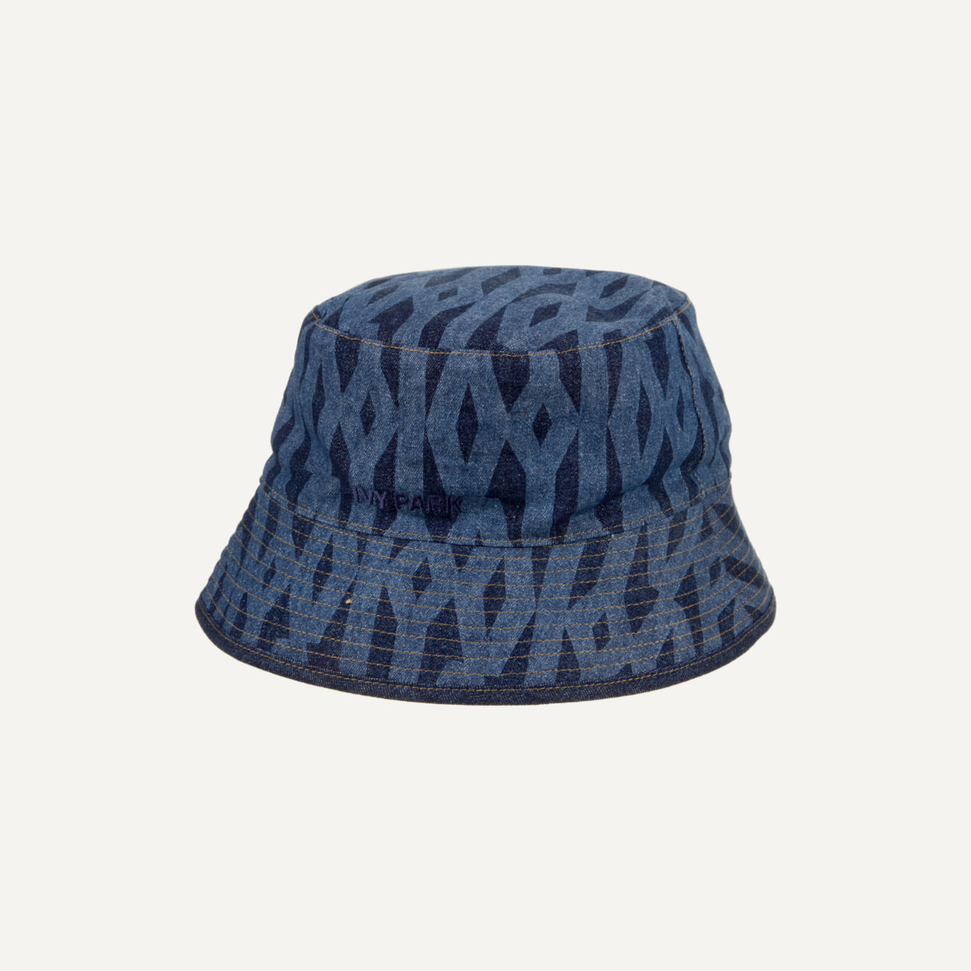 Rodeo Denim Monogram Reversible Bucket Hat