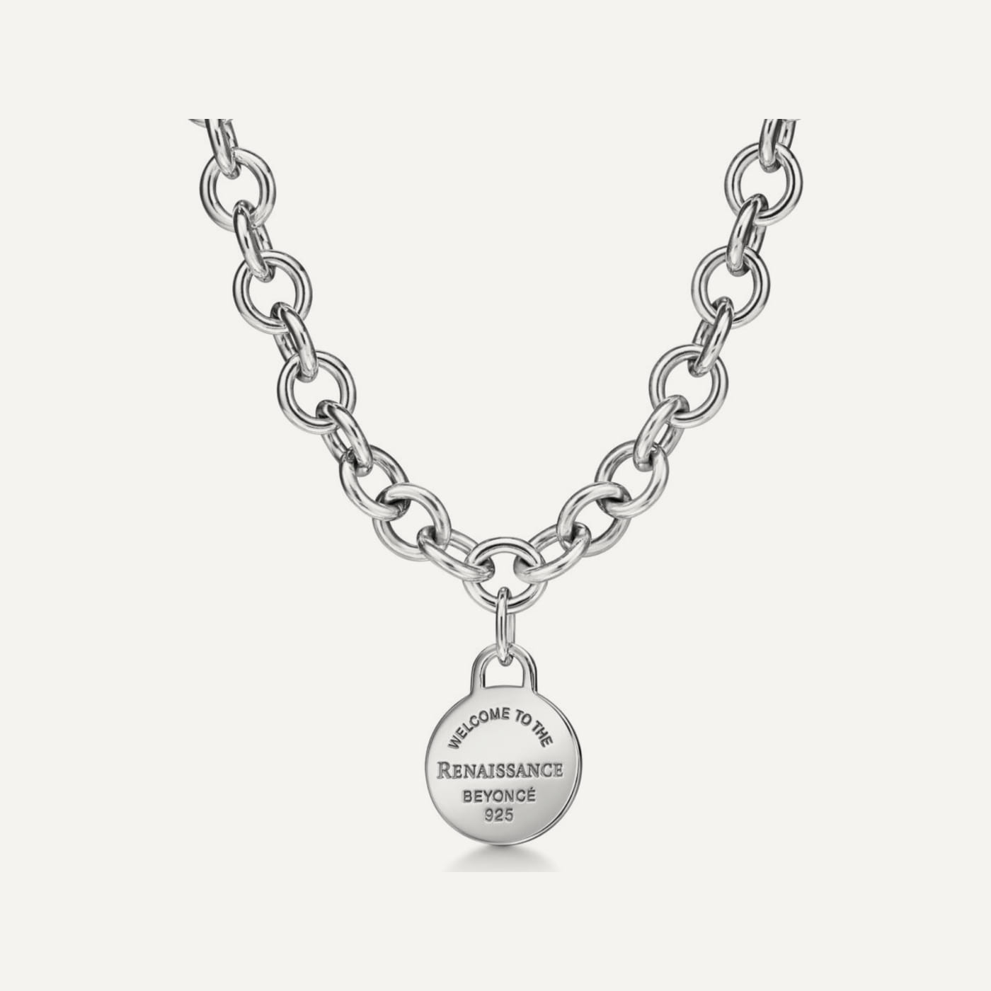 Round Tag Necklace