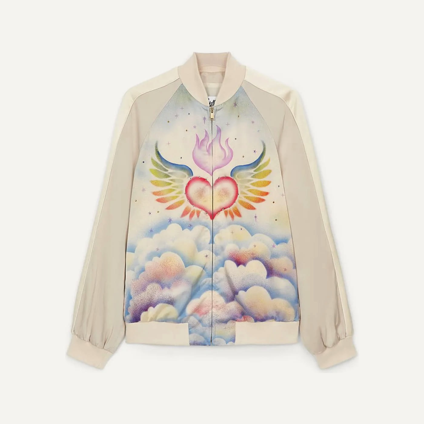Satin Bomber Jacket
