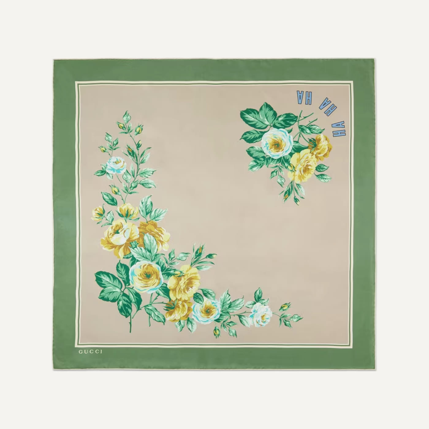 Floral Silk Scarf