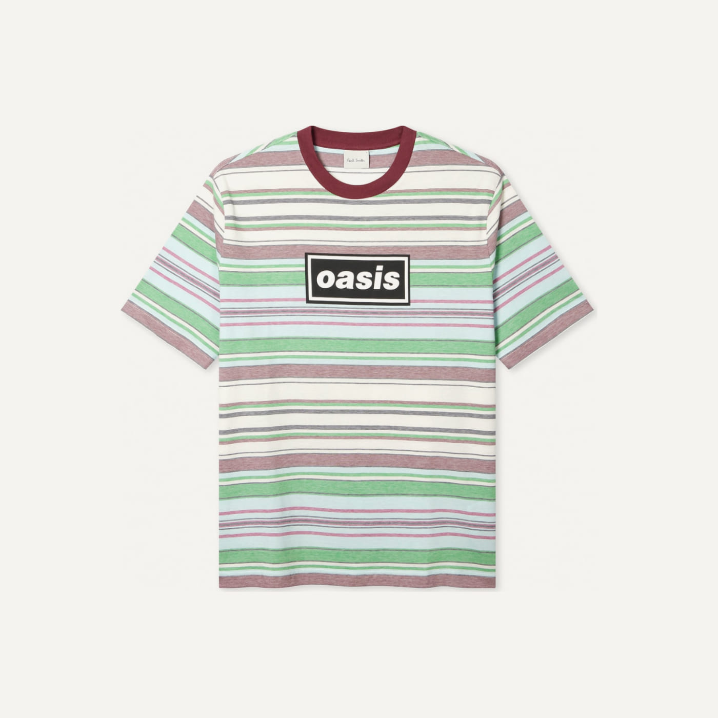 Stripe Logo Print Tee
