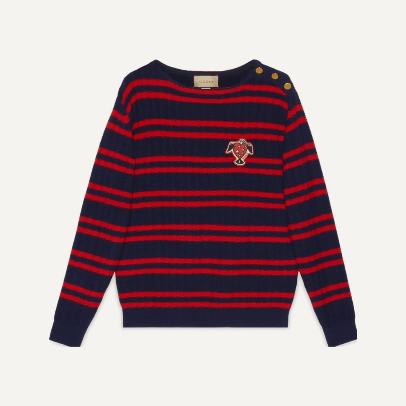 Striped Crew Neck Pullover