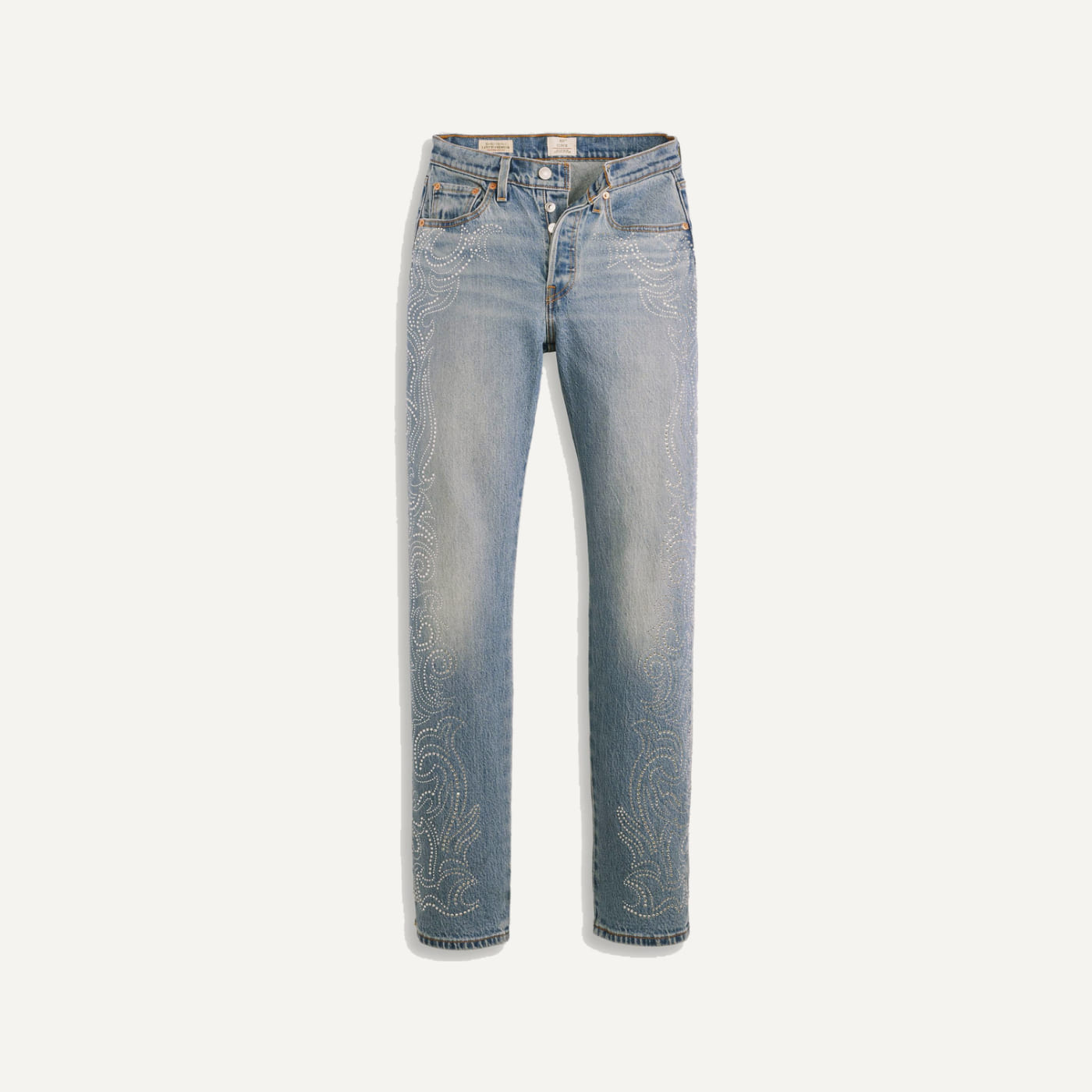 Western Crystal 501 Curve Jeans