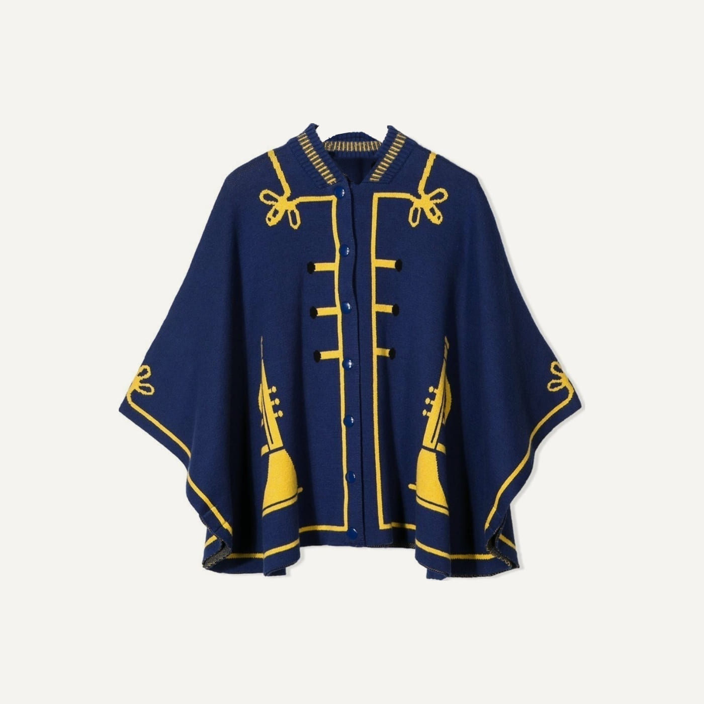 Yellow Submarine Kids Knit Cape